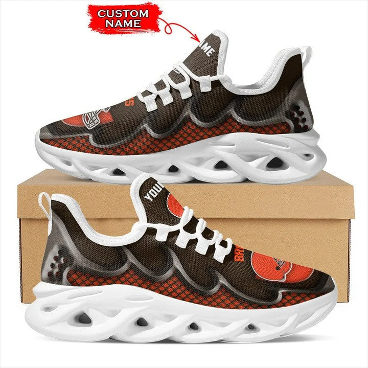 Cleveland Browns Personalized Yezy Running Sneakers BG412