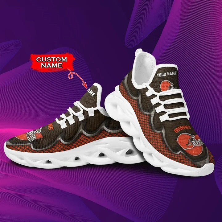 Cleveland Browns Personalized Yezy Running Sneakers BG412