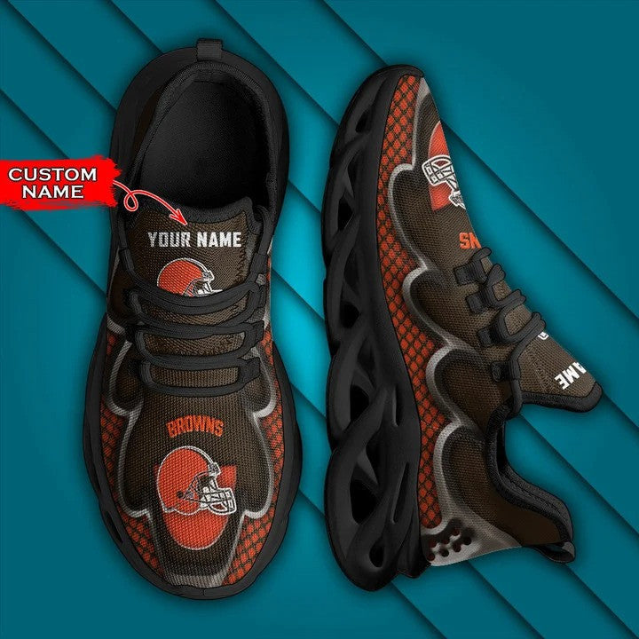 Cleveland Browns Personalized Yezy Running Sneakers BG412