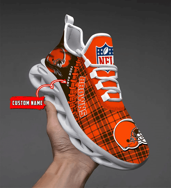 Cleveland Browns Personalized Yezy Running Sneakers SPD282