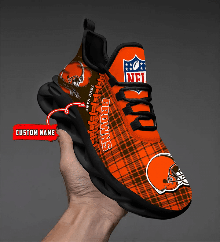 Cleveland Browns Personalized Yezy Running Sneakers SPD282