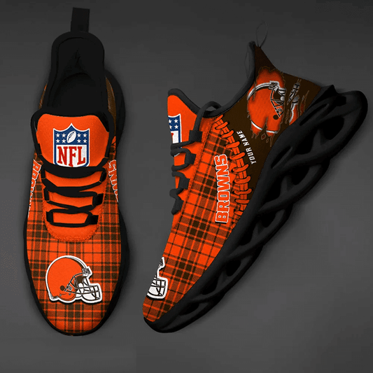 Cleveland Browns Personalized Yezy Running Sneakers SPD282