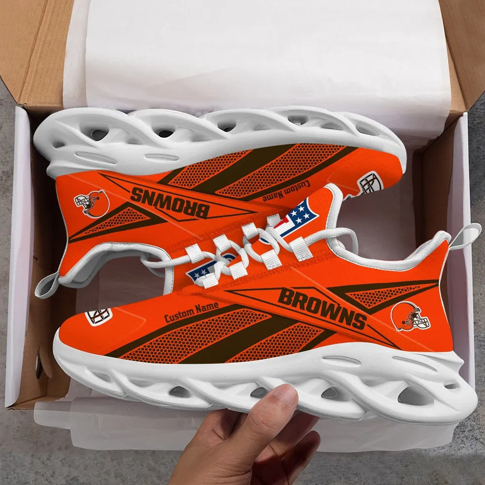 Cleveland Browns Personalized Yezy Running Sneakers SPD520