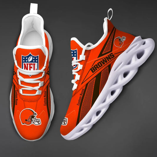Cleveland Browns Personalized Yezy Running Sneakers SPD520