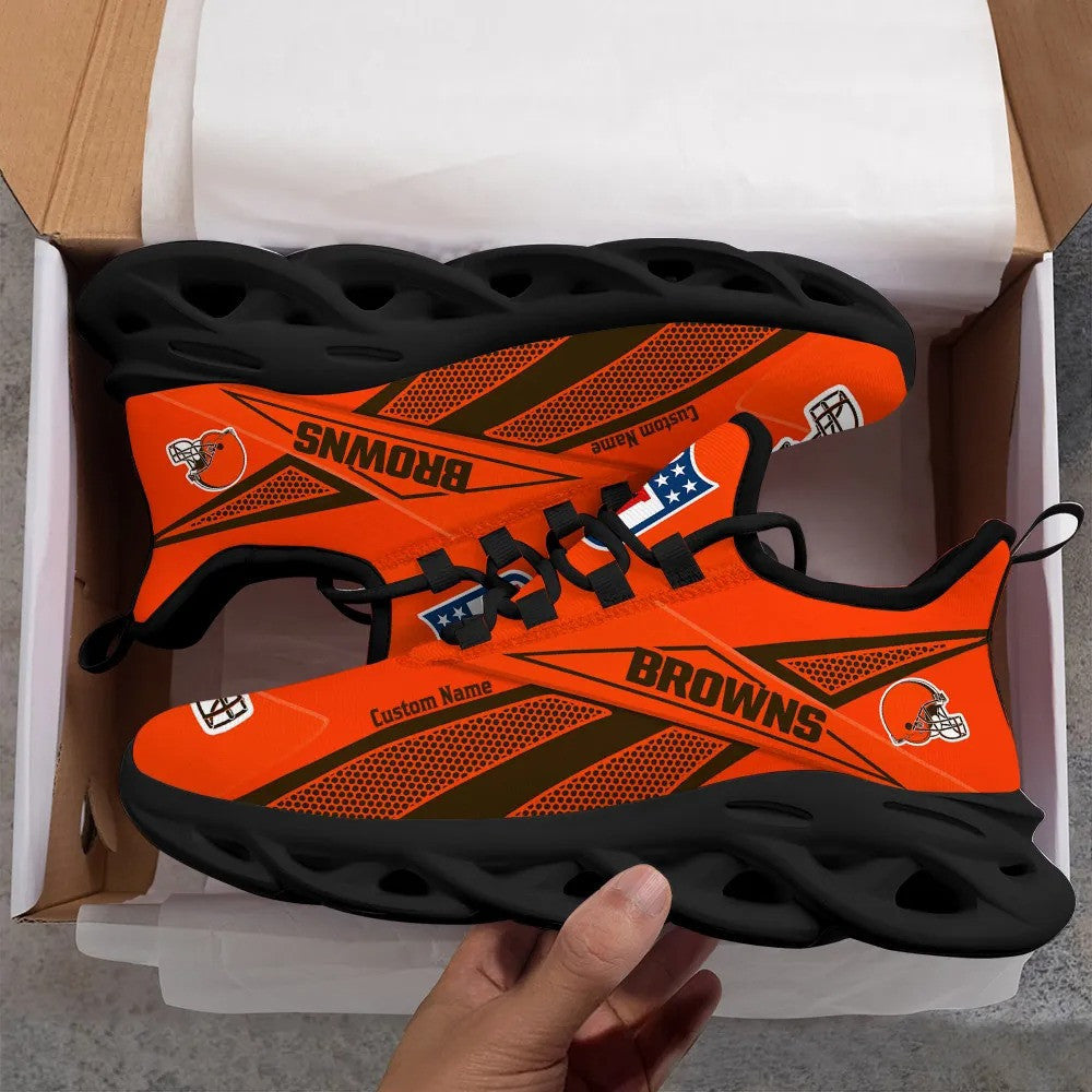Cleveland Browns Personalized Yezy Running Sneakers SPD520