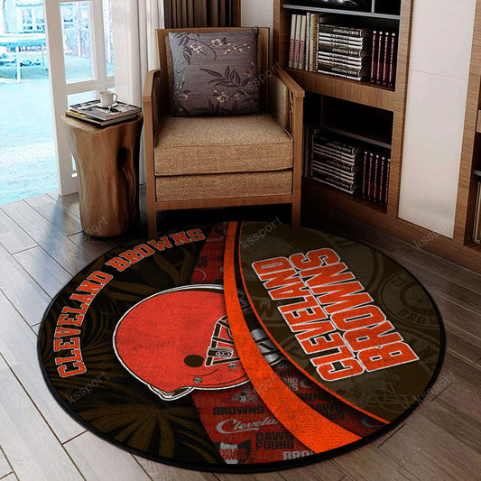 Cleveland Browns Round Rug 127