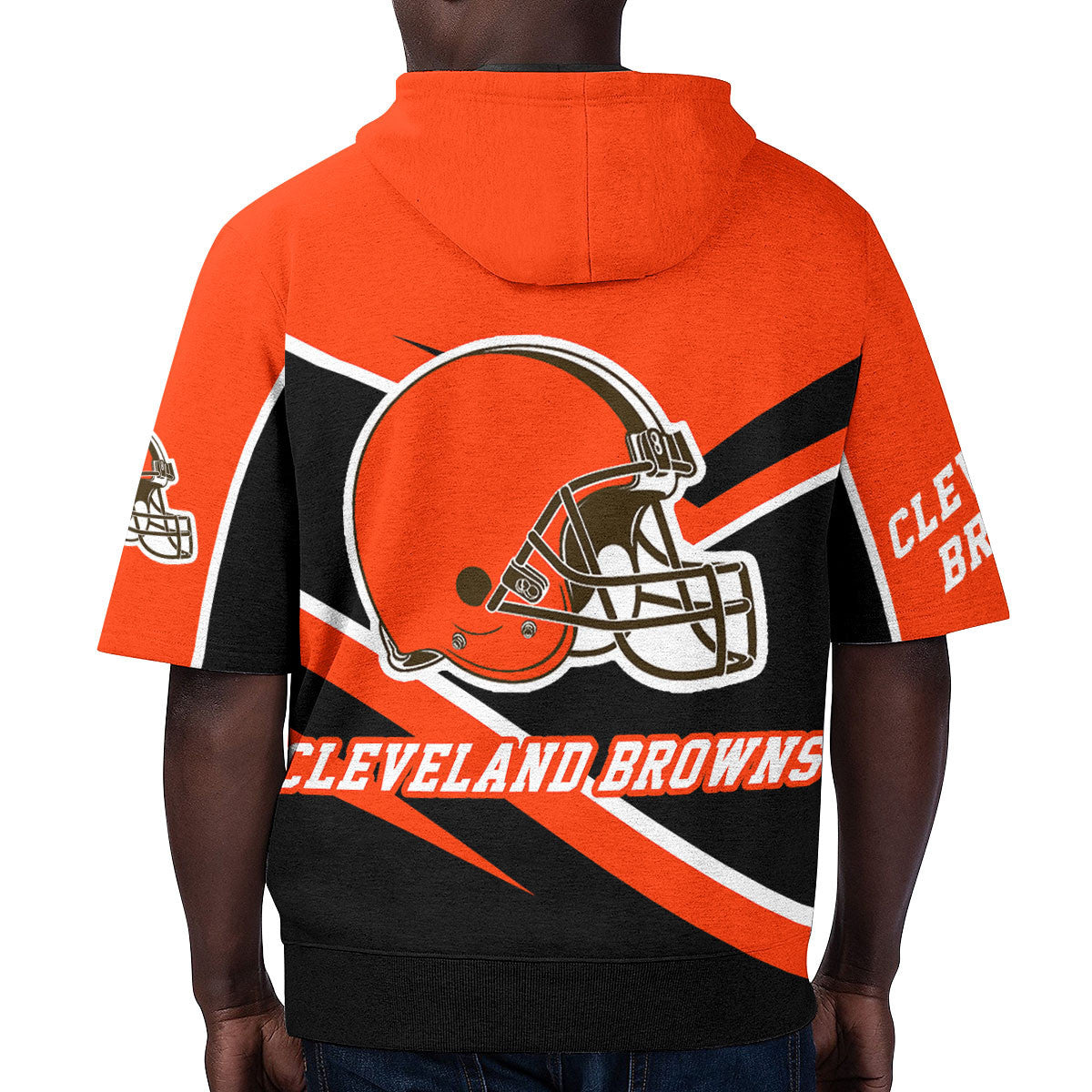Cleveland Browns Short Sleeve Hoodie BG57