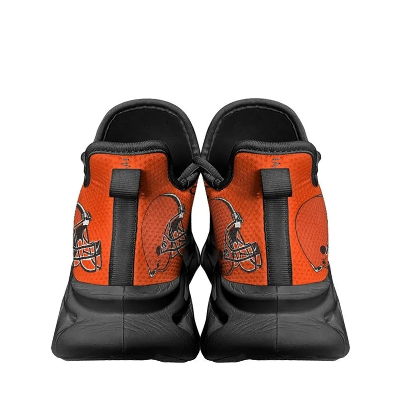 Cleveland Browns Sneakers 3D Max Soul Shoes