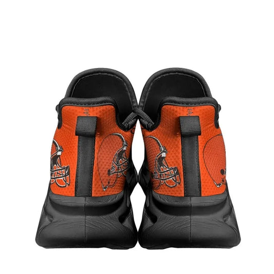 Cleveland Browns Sneakers 3D Max Soul Shoes