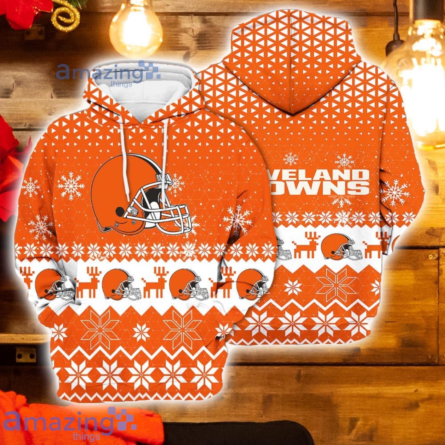 Cleveland Browns Christmas Hoodie BBHD863