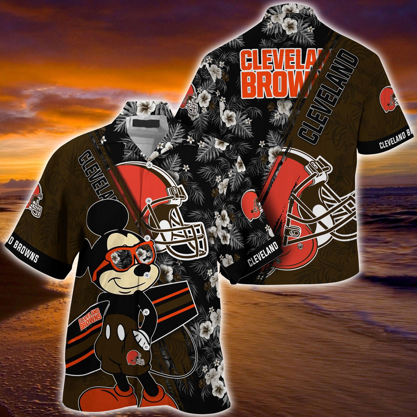 Cleveland Browns Summer Hawaiian Shirt 50