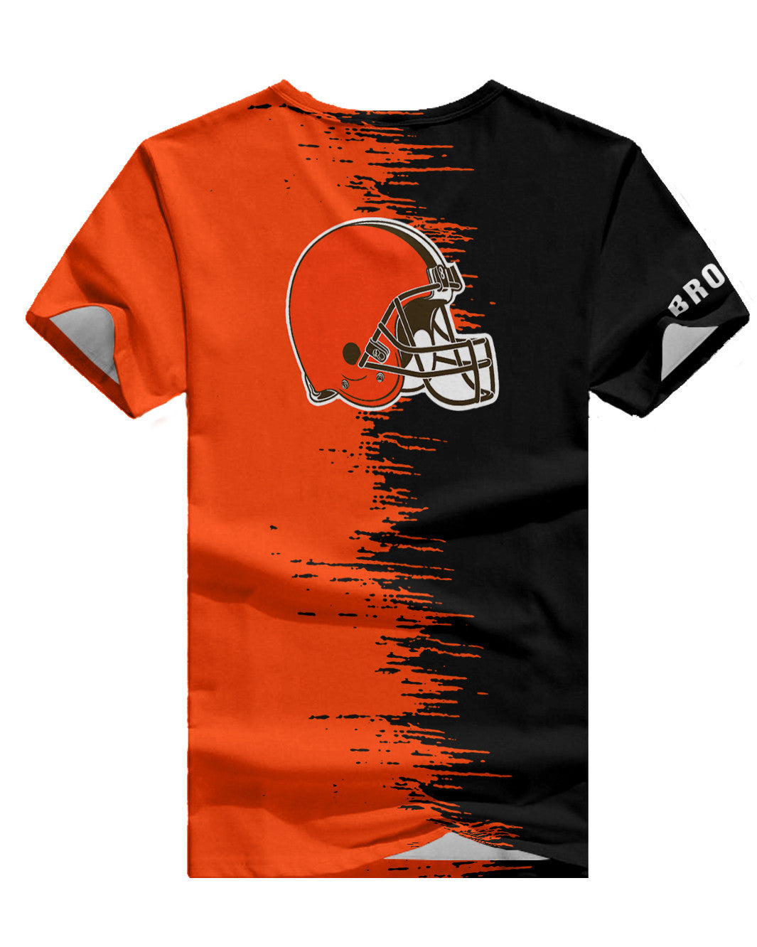 Cleveland Browns Summer V-neck Women T-shirt BG14