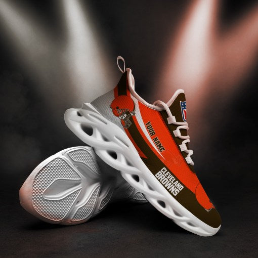 Cleveland Browns Personalized Yezy Running Sneakers SPDMS791