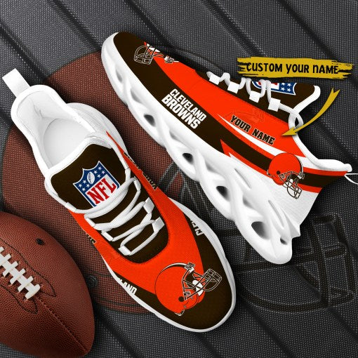Cleveland Browns Personalized Yezy Running Sneakers SPDMS791