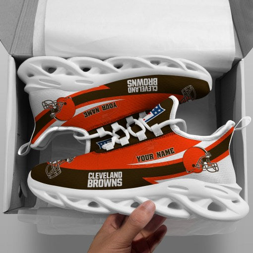 Cleveland Browns Personalized Yezy Running Sneakers SPDMS791