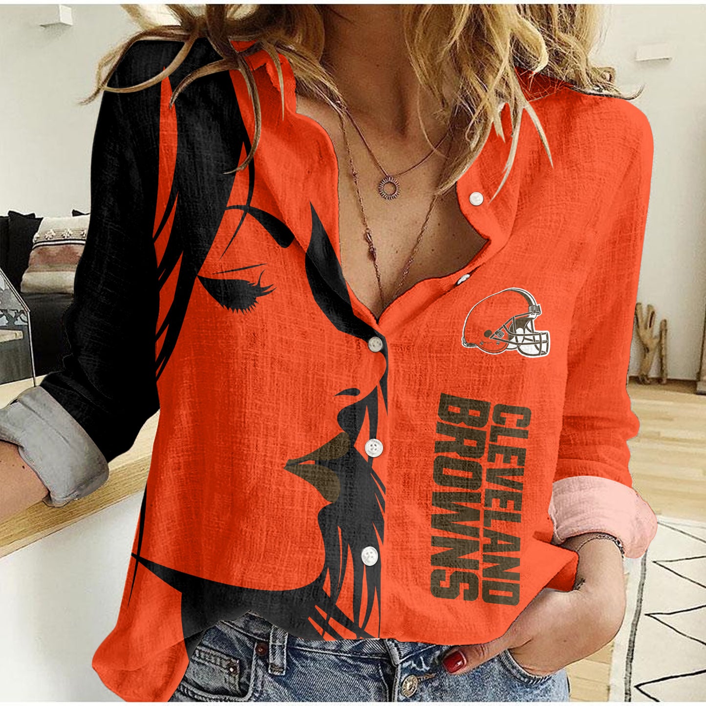 Cleveland Browns Woman Shirt BG97