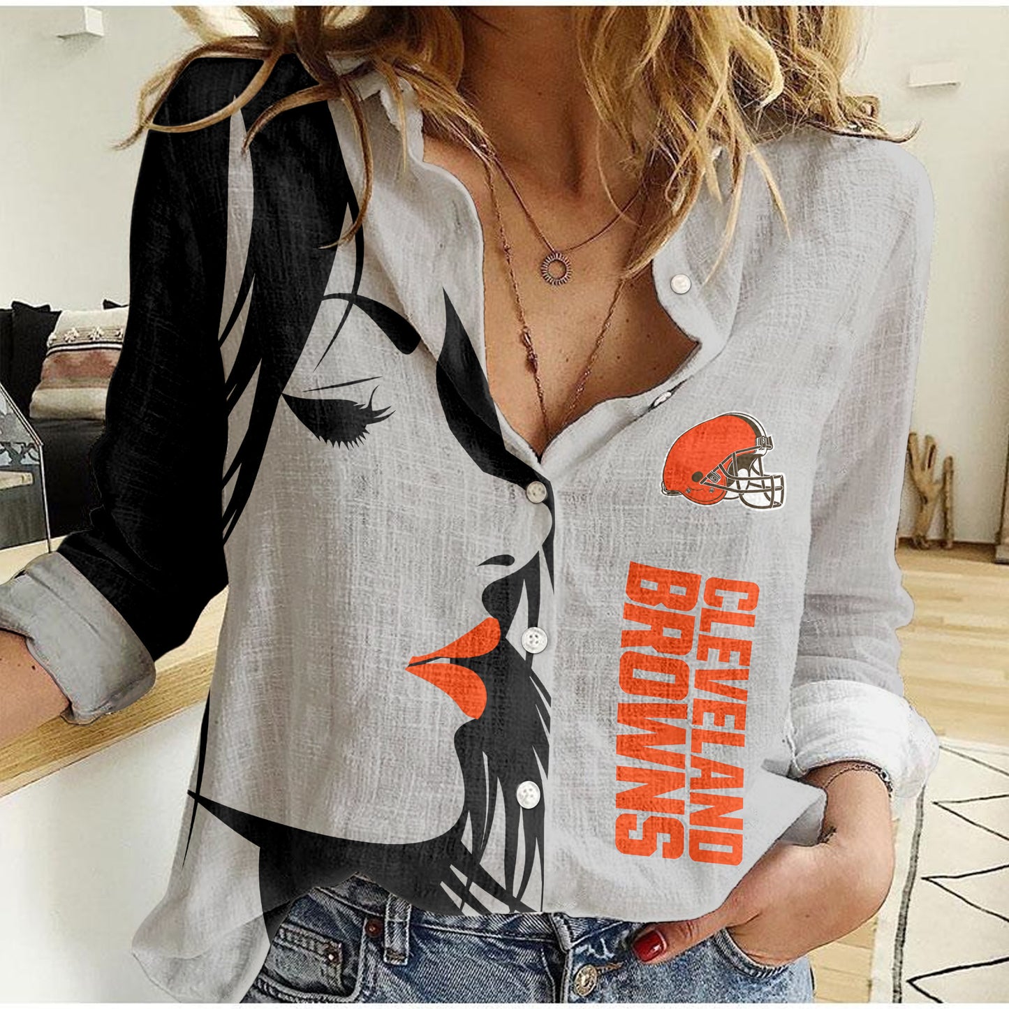Cleveland Browns Woman Shirt BG97