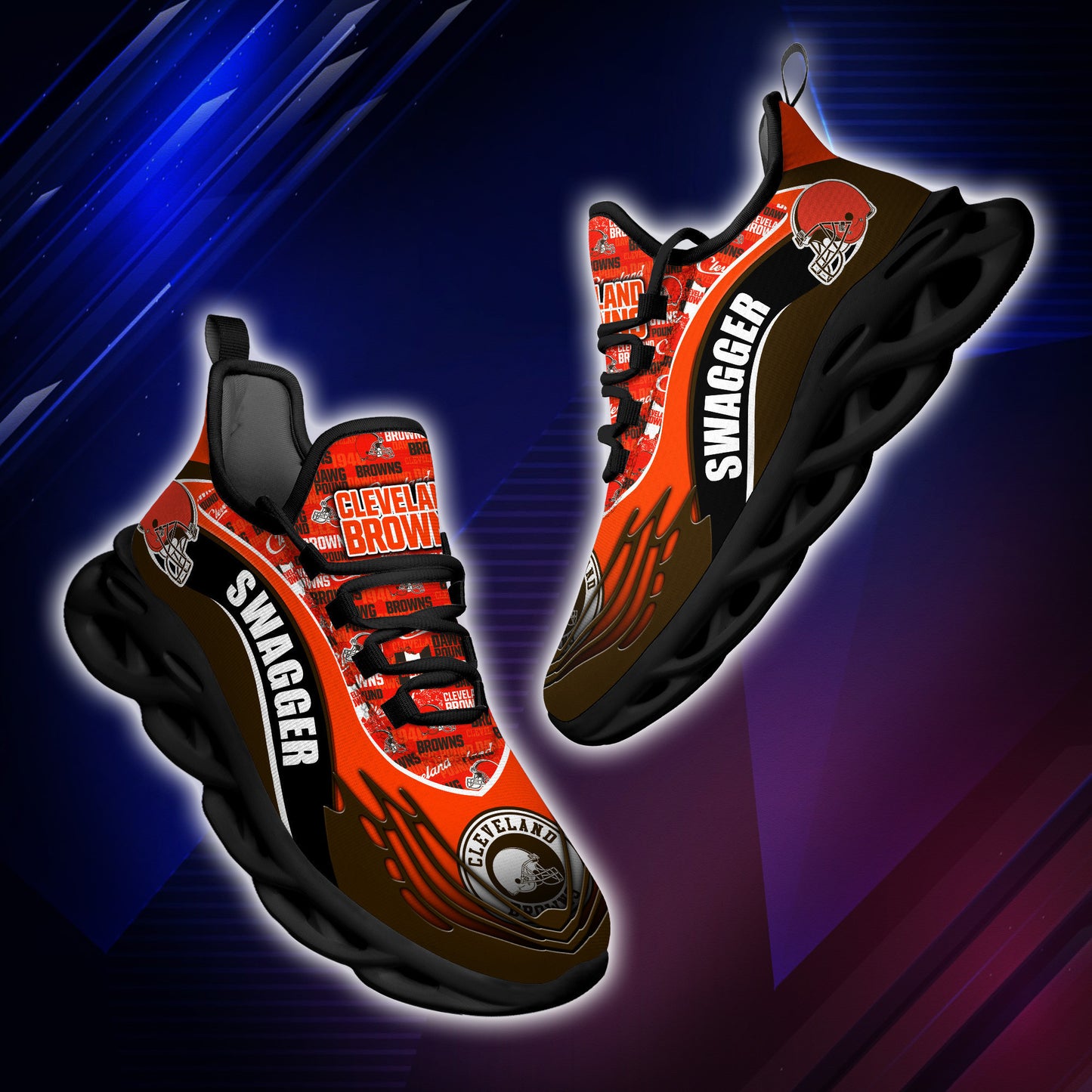 Cleveland Browns Yezy Running Sneakers BB176