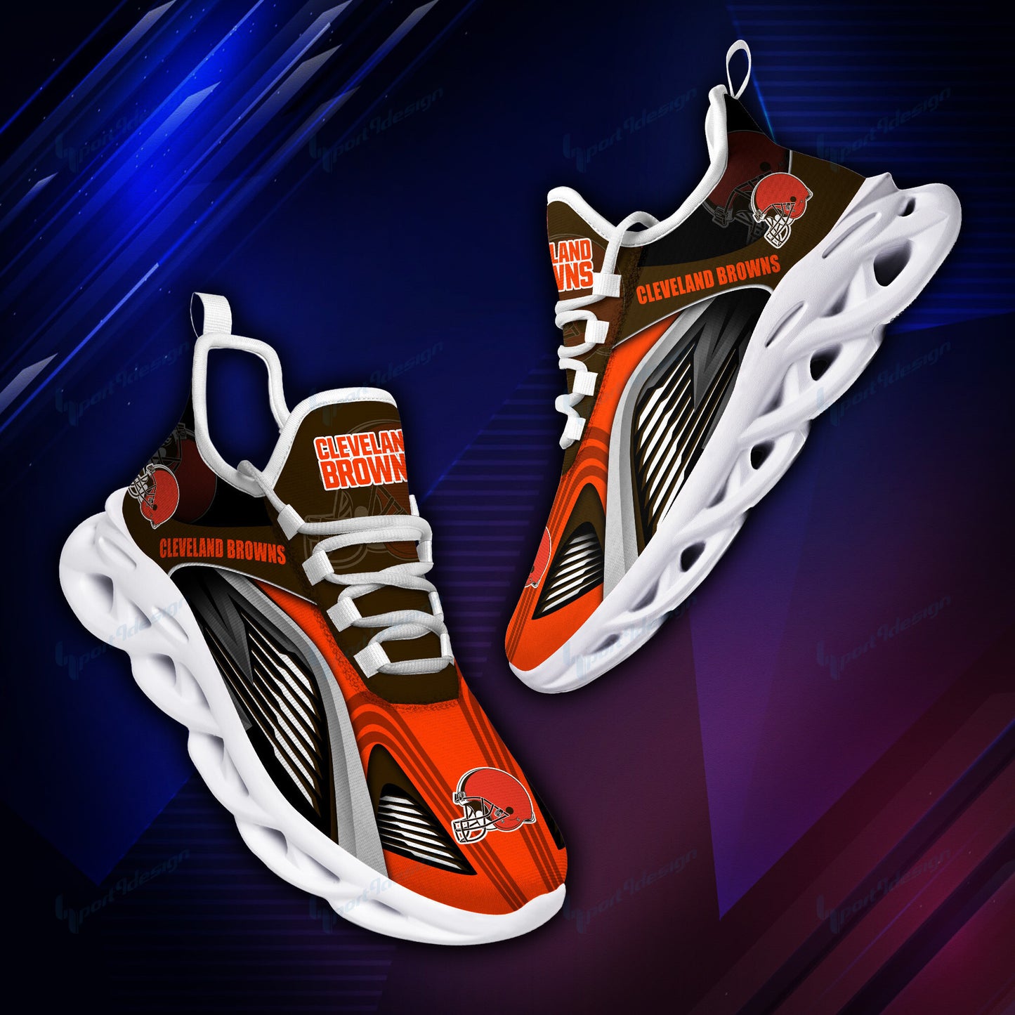 Cleveland Browns Yezy Running Sneakers BB954