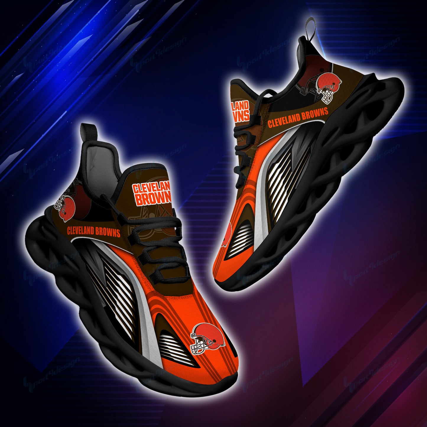 Cleveland Browns Yezy Running Sneakers BB954