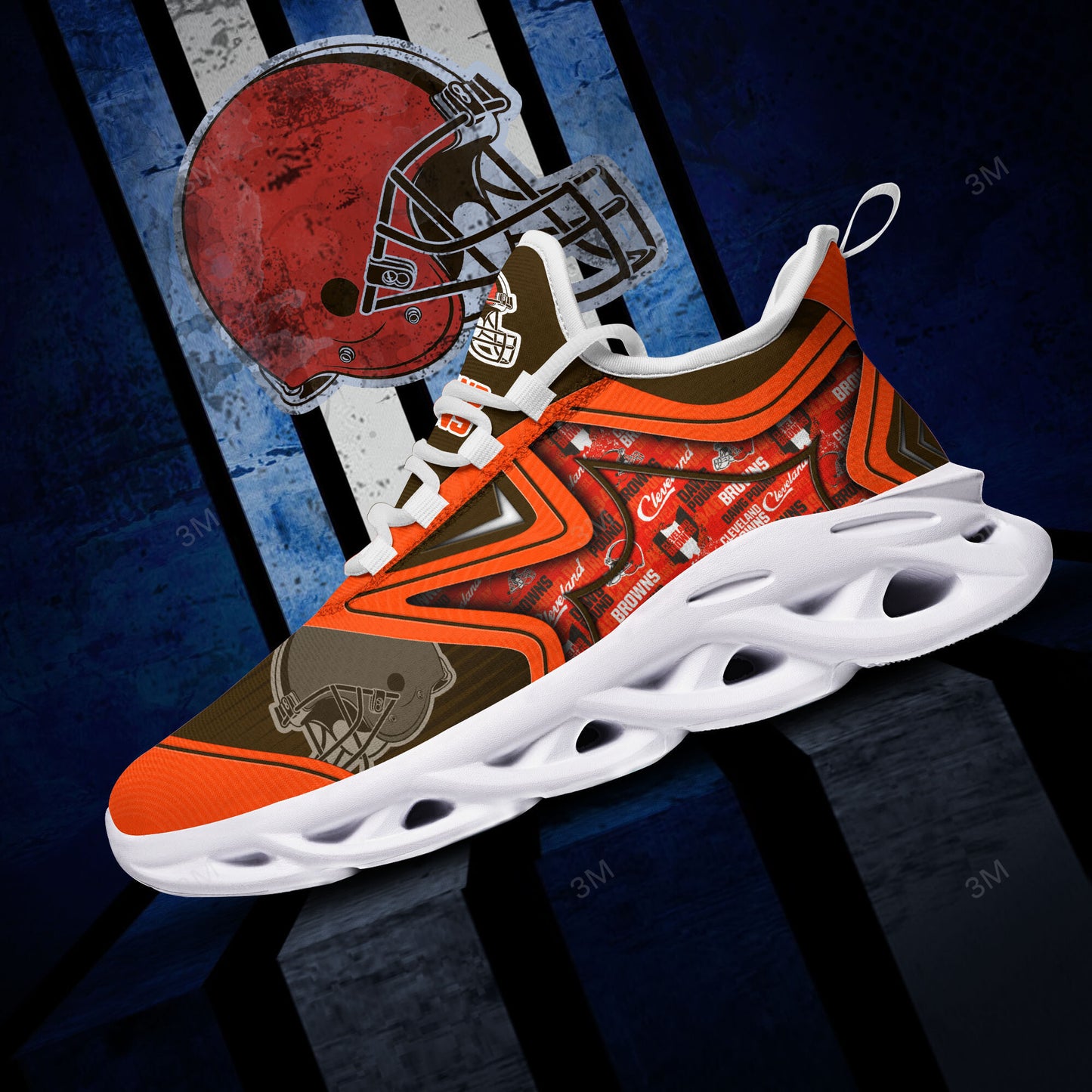 Cleveland Browns Yezy Running Sneakers BG892