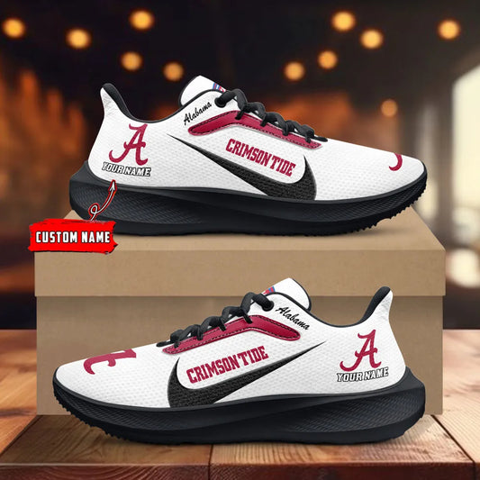 Alabama Crimson Tide Lightweight Patch Decor Running Shoes AZBTRS000034