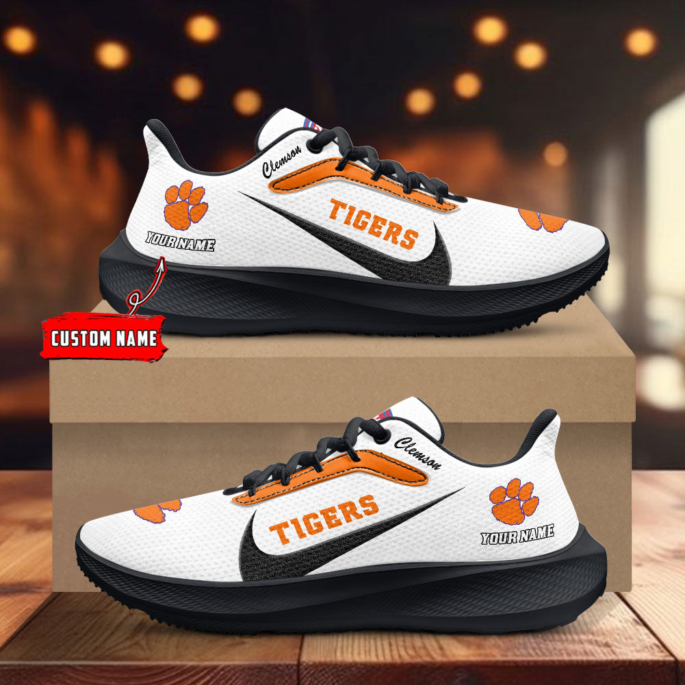 Clemson Tigers Lightweight Patch Decor Running Shoes AZBTRS000038