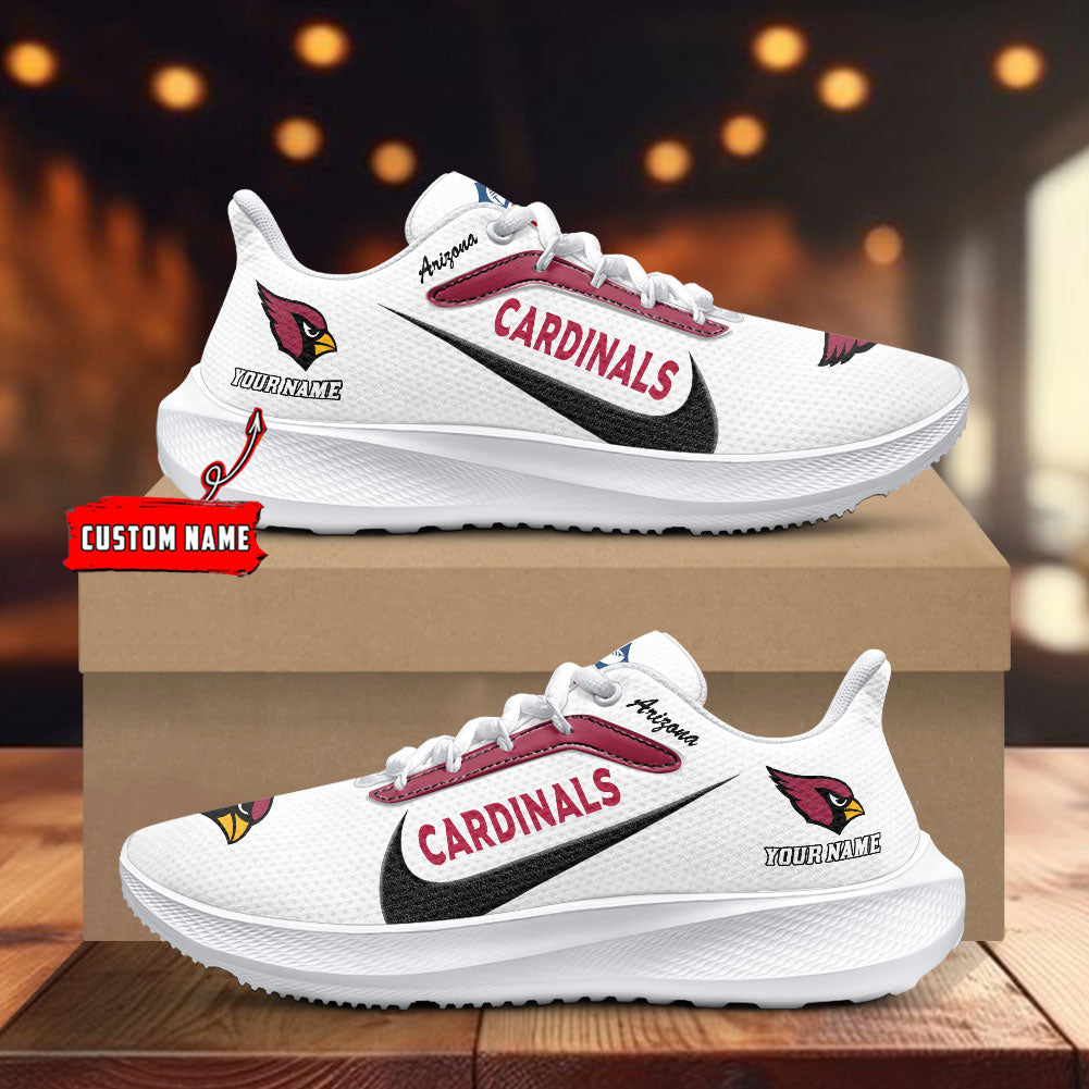 Arizona Cardinals Lightweight Patch Decor Running Shoes AZBTRS000001