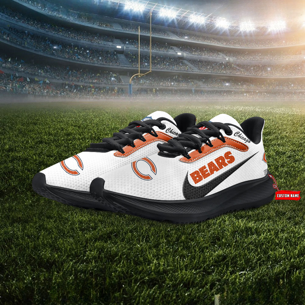 Chicago Bears Lightweight Patch Decor Running Shoes AZBTRS000006