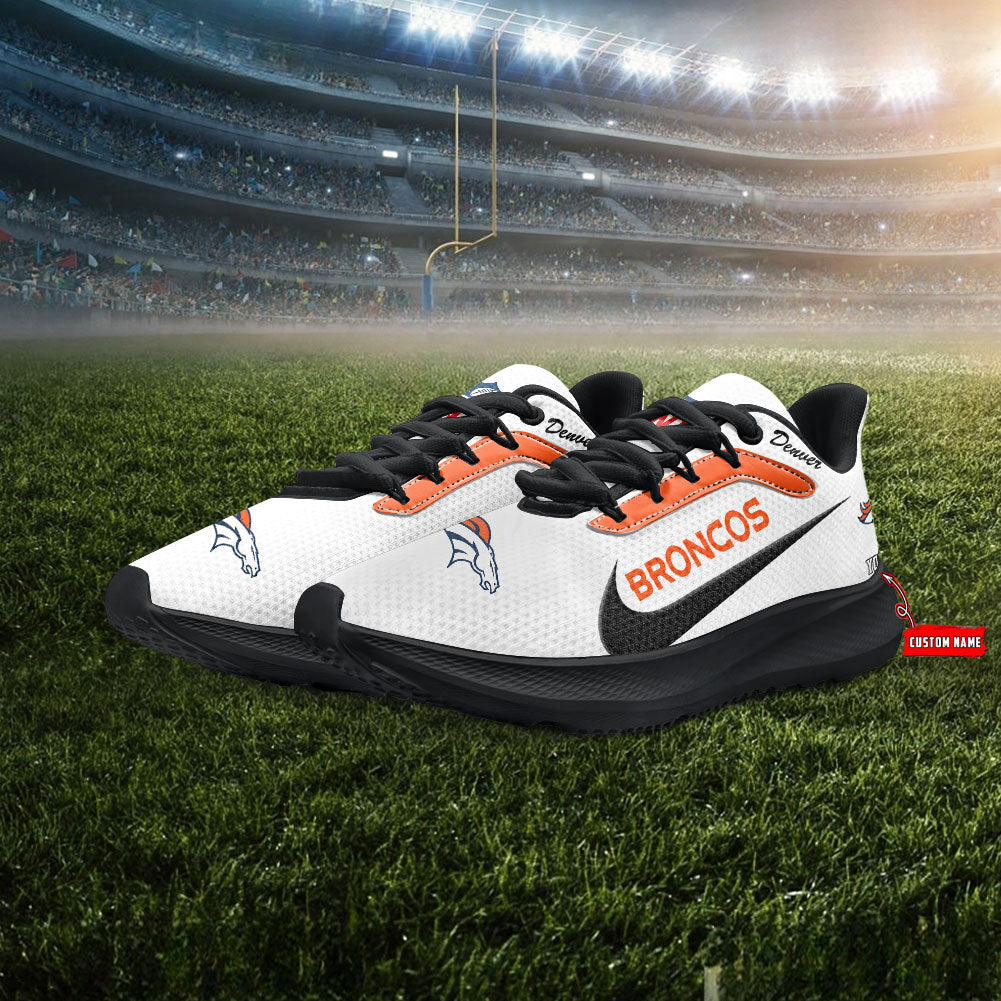 Denver Broncos Lightweight Patch Decor Running Shoes AZBTRS000010