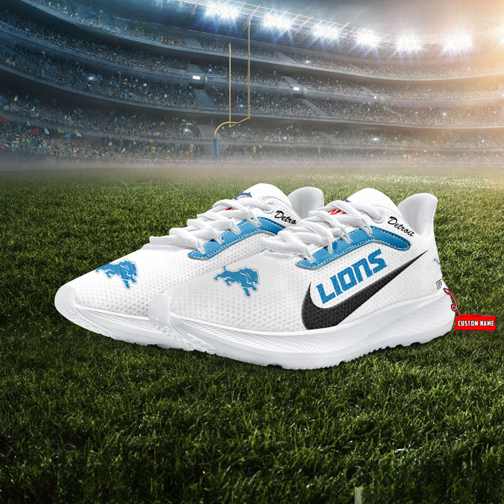 Detroit Lions Lightweight Patch Decor Running Shoes AZBTRS000011