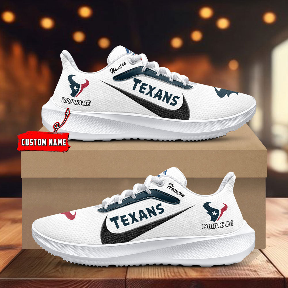 Houston Texans Lightweight Patch Decor Running Shoes AZBTRS000013