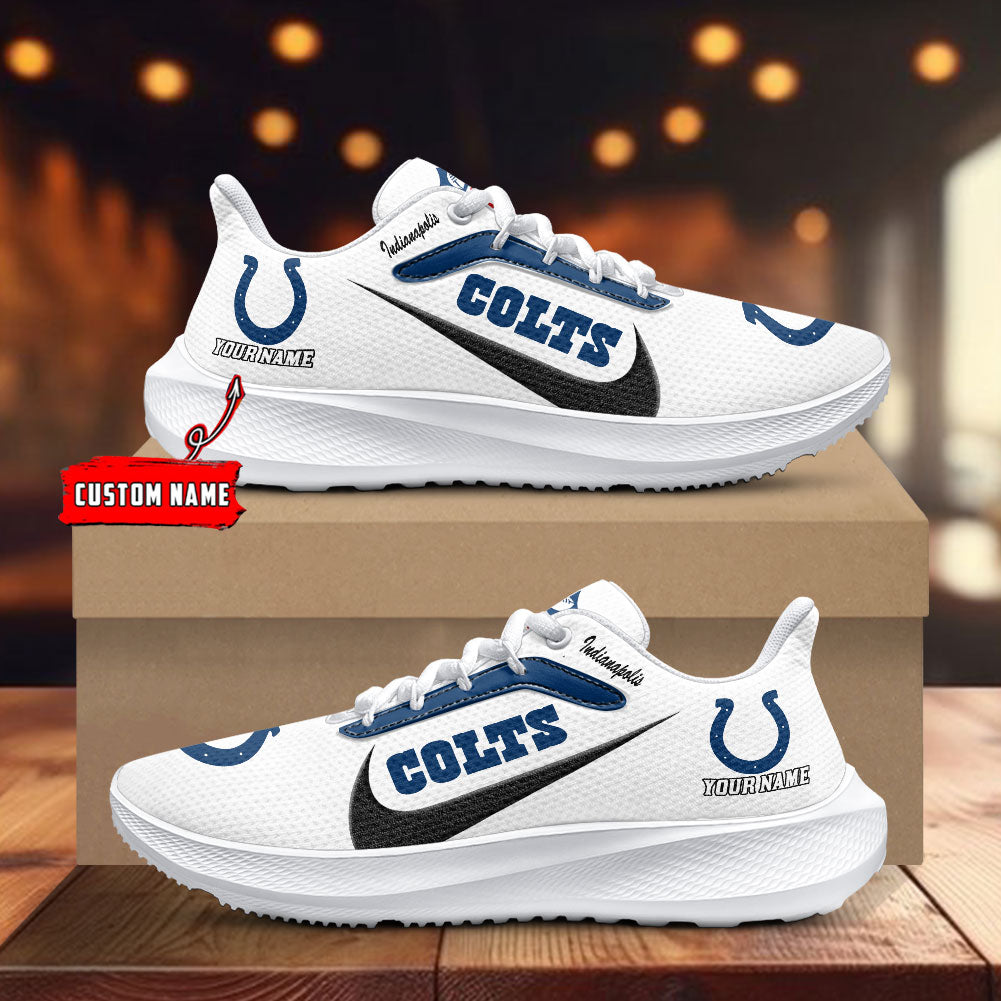 Indianapolis Colts Lightweight Patch Decor Running Shoes AZBTRS000014