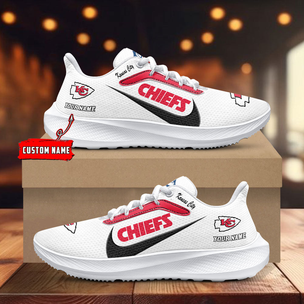 Kansas City Chiefs Lightweight Patch Decor Running Shoes AZBTRS000016