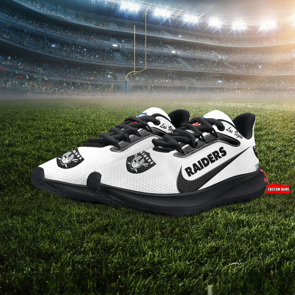 Las Vegas Raiders Lightweight Patch Decor Running Shoes AZBTRS000017