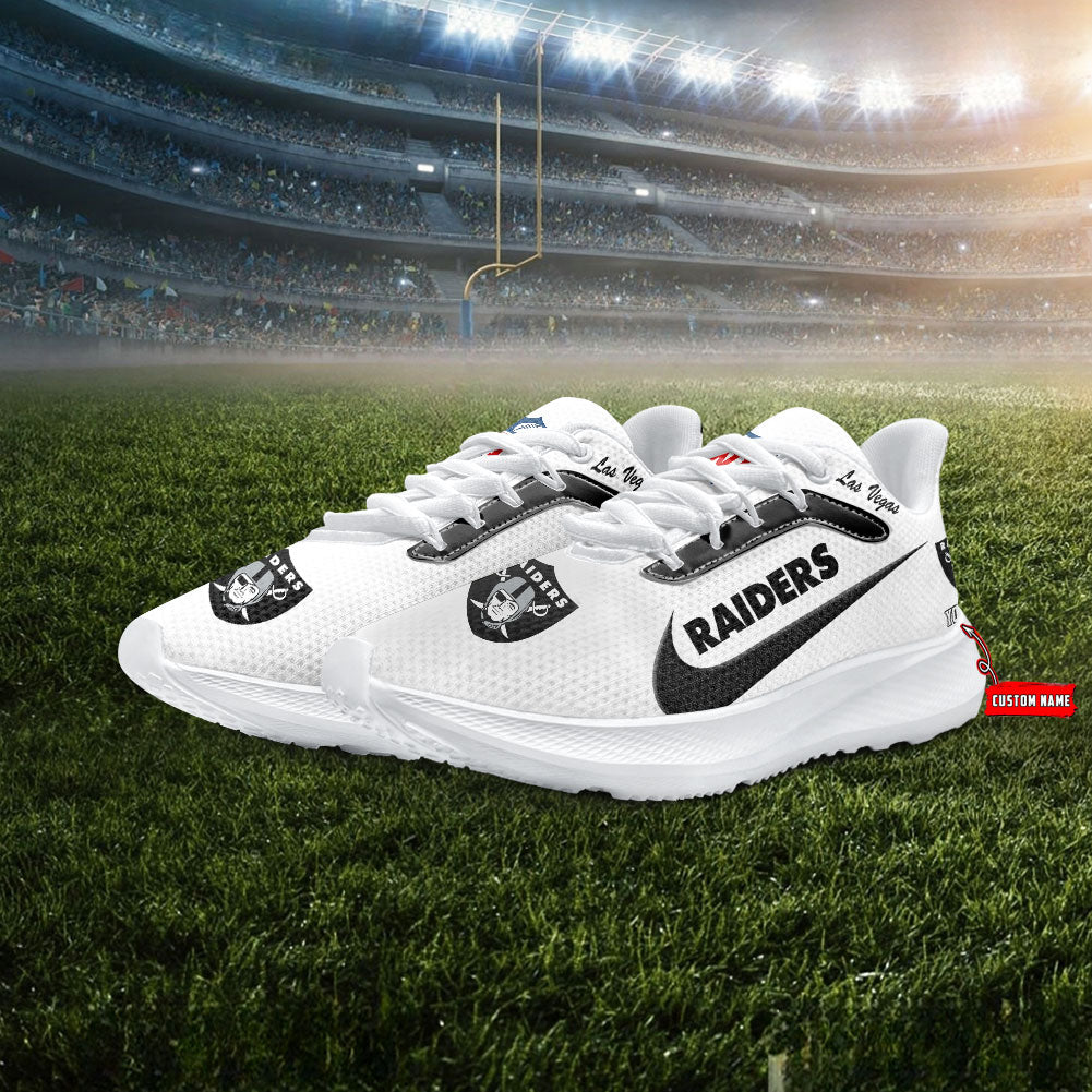Las Vegas Raiders Lightweight Patch Decor Running Shoes AZBTRS000017