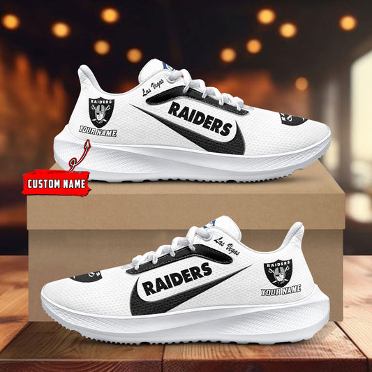 Las Vegas Raiders Lightweight Patch Decor Running Shoes AZBTRS000017