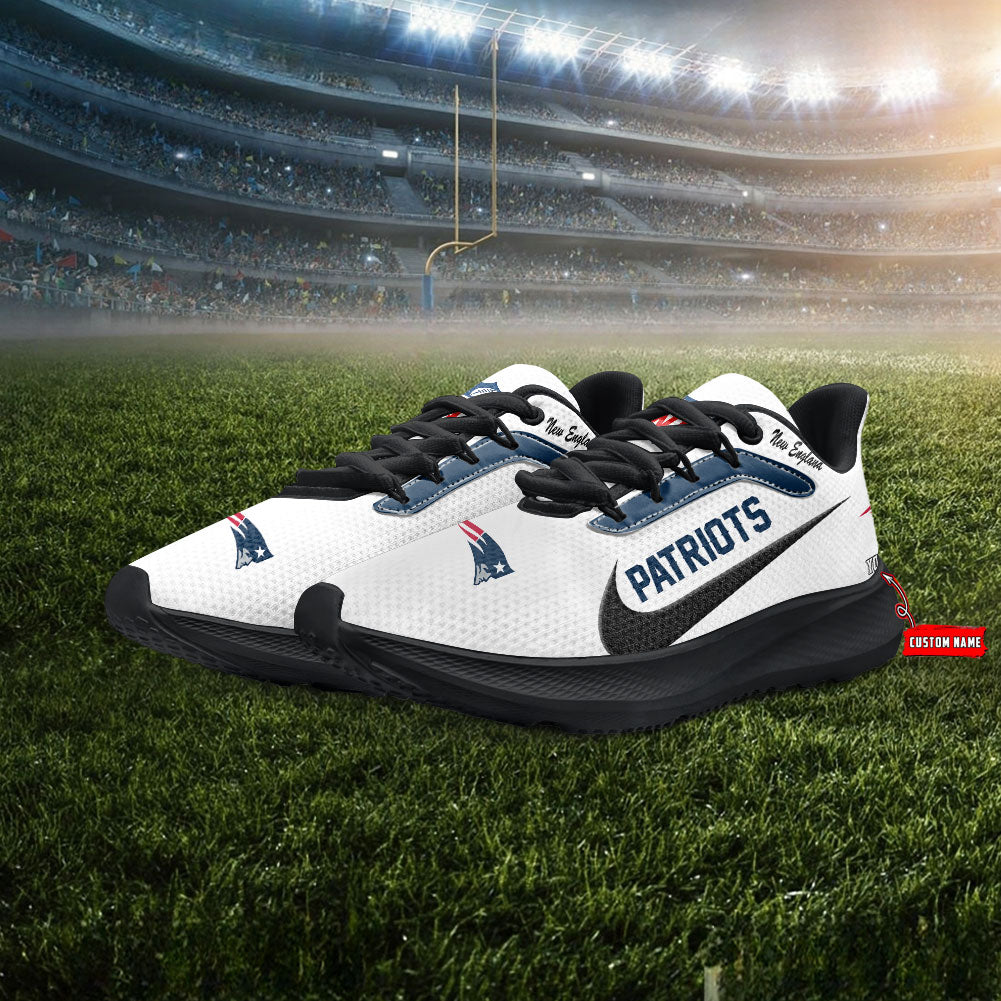 New England Patriots Lightweight Patch Decor Running Shoes AZBTRS000022
