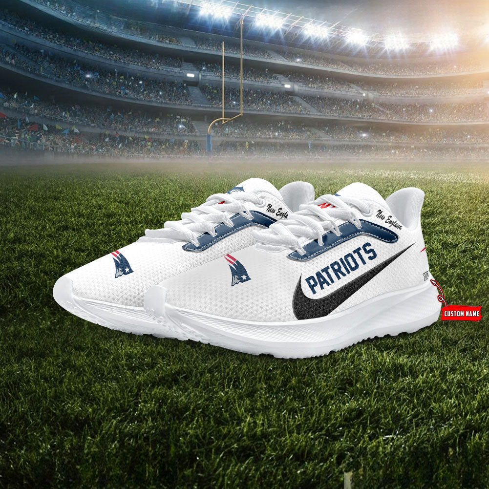 New England Patriots Lightweight Patch Decor Running Shoes AZBTRS000022