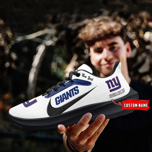 New York Giants Lightweight Patch Decor Running Shoes AZBTRS000024