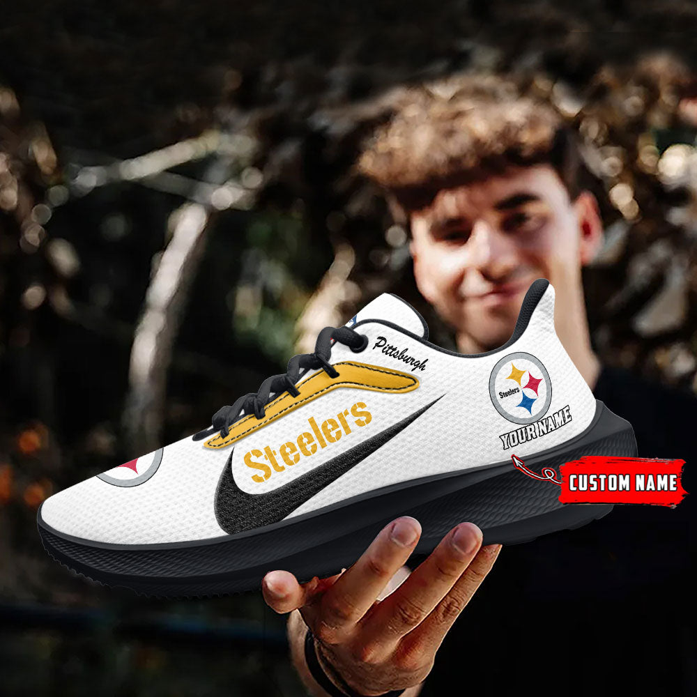 Pittsburgh Steelers Lightweight Patch Decor Running Shoes AZBTRS000027