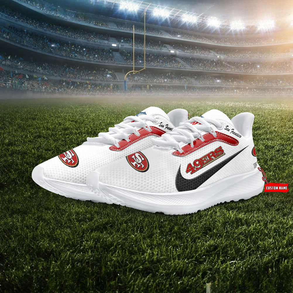 San Francisco 49ers Lightweight Patch Decor Running Shoes AZBTRS000028