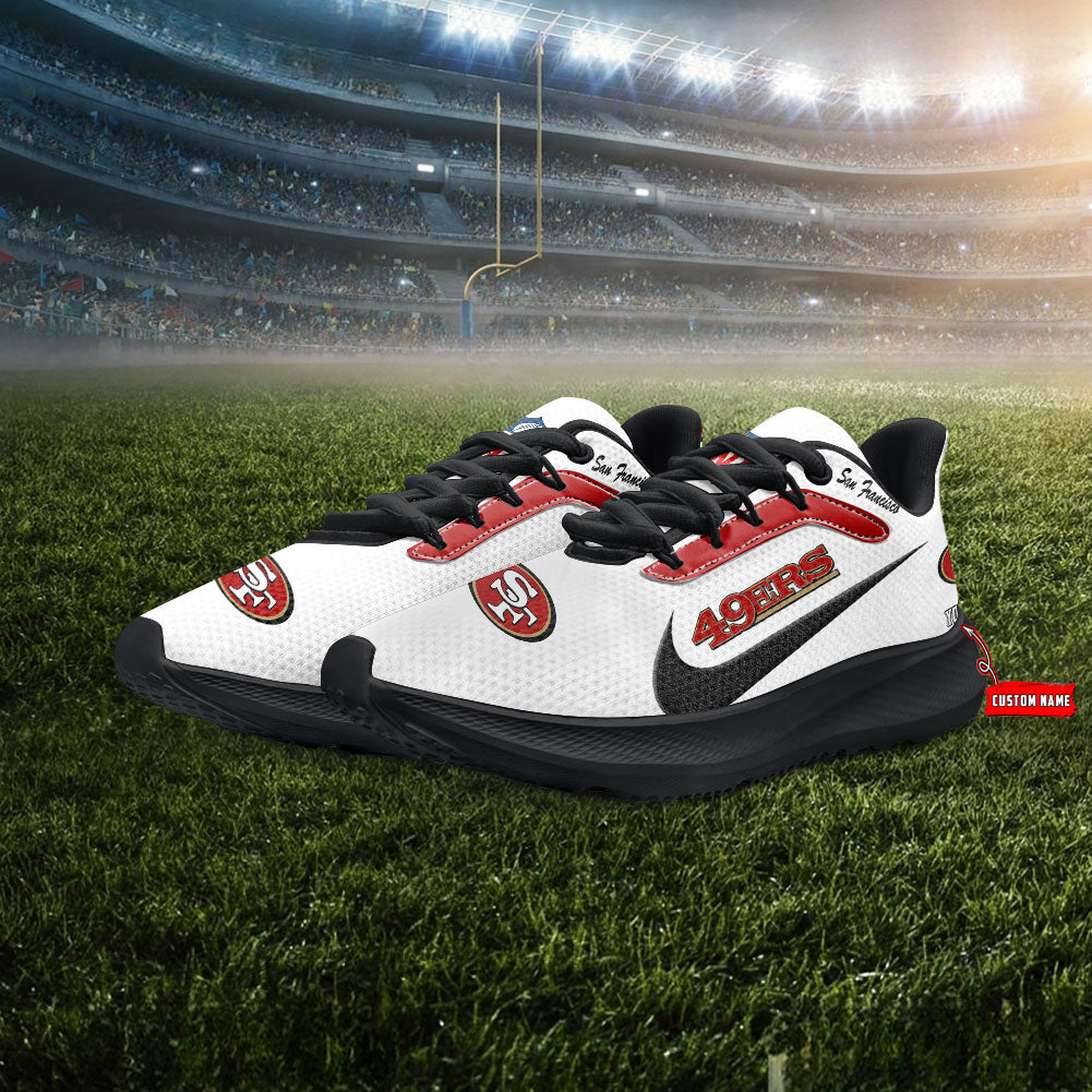 San Francisco 49ers Lightweight Patch Decor Running Shoes AZBTRS000028