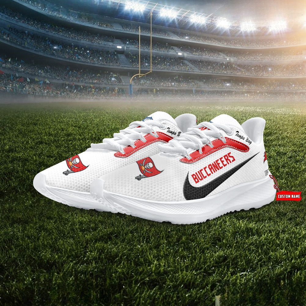 Tampa Bay Buccaneers Lightweight Patch Decor Running Shoes AZBTRS000030