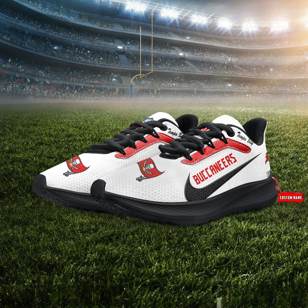 Tampa Bay Buccaneers Lightweight Patch Decor Running Shoes AZBTRS000030