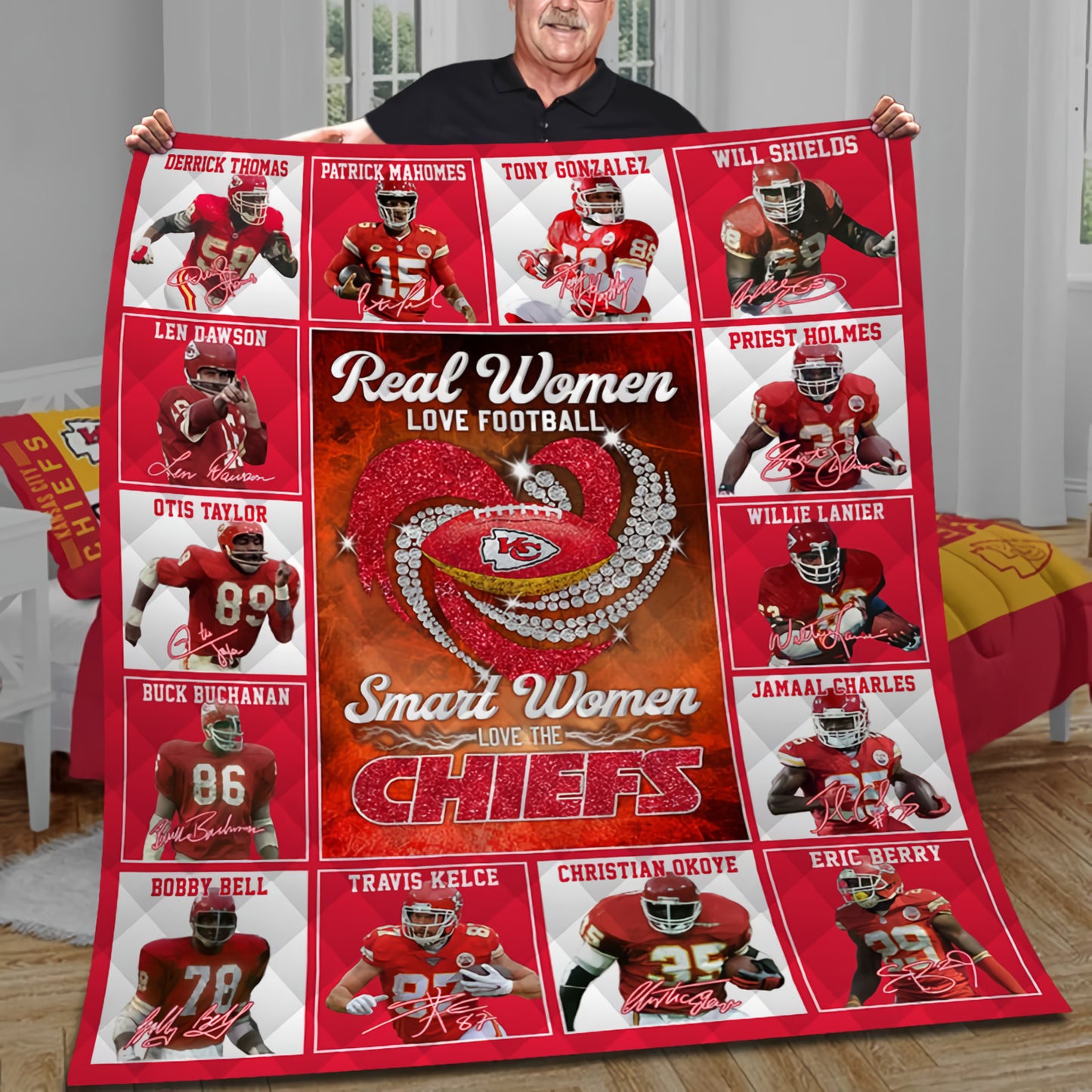 Kansas City Chiefs Super Bowl LVIII Premium Quilt BGQUILT124