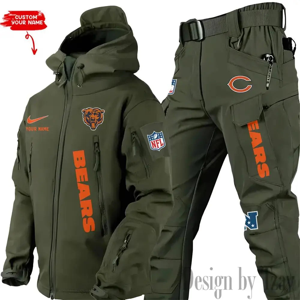 Chicago Bears Outdoor Jacket and Pants 000052