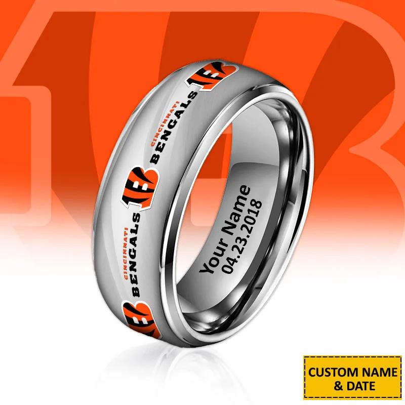 Cincinnati Bengals Special Stainless Ring Custom Name AZBTSR000056