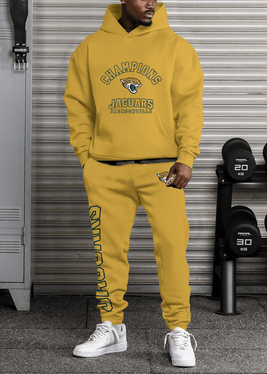 Jacksonville Jaguars Combo Pullover Hoodie And Sweatpants AZBTPHSP000448