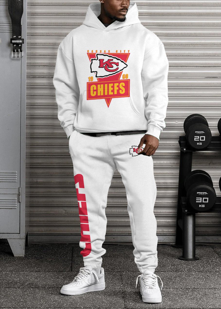 Kansas City Chiefs Combo Pullover Hoodie And Sweatpants AZBTPHSP000410